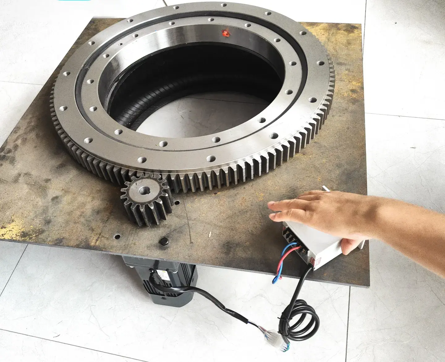 bộ mâm xoay bánh răng