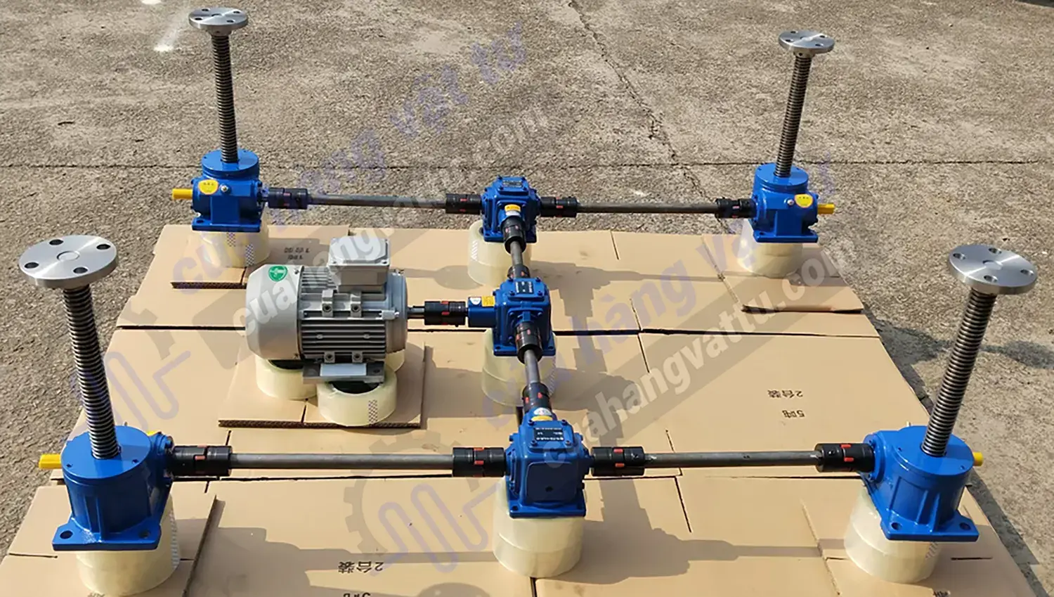 hệ trục ví nâng hạ