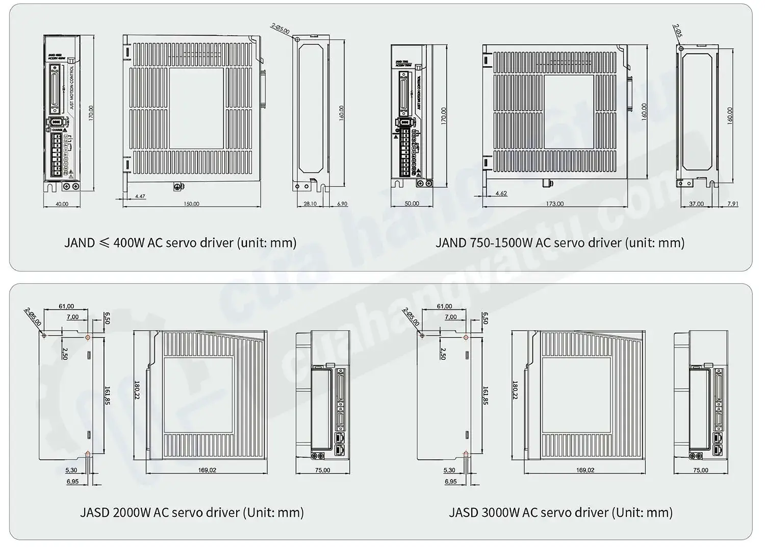 bản vẽ driver điều khiển động cơ ac servo