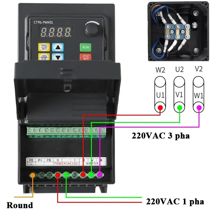 biến tần 220VAC