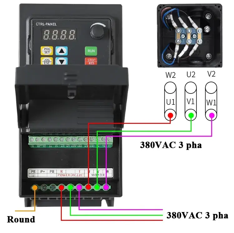 Biến tần 380VAC