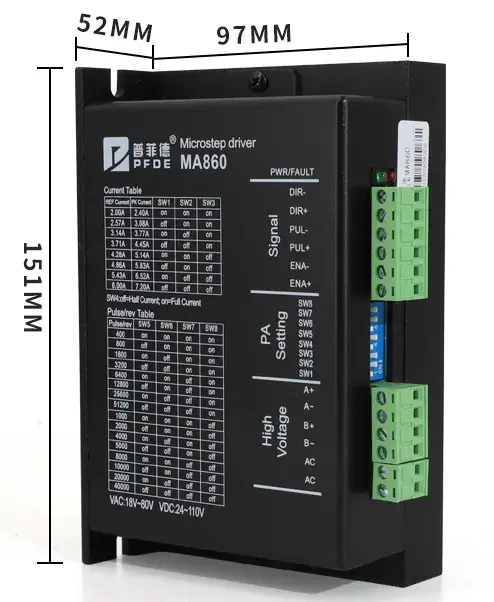 Kích thước drive ma860