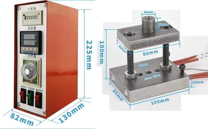 bộ gia nhiệt và điều khiển đột dâpu