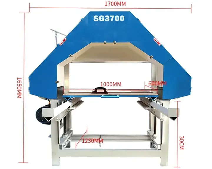 kích thước máy mài tấm