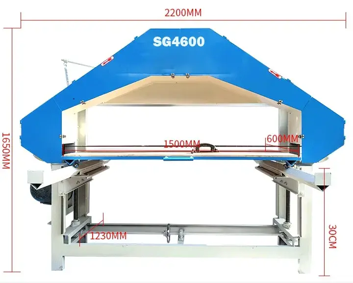 kích thước máy mài tấm