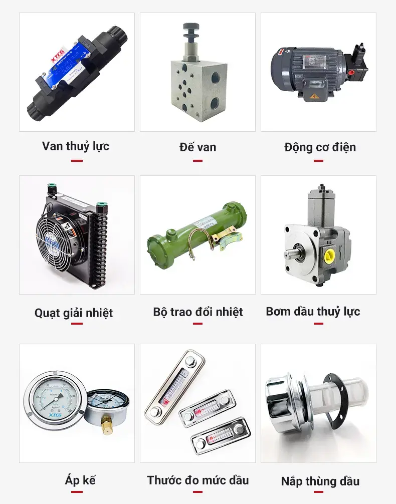 linh kiện trạm bơm dầu thuỷ lực