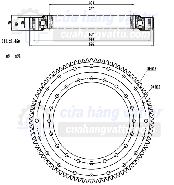 011.25.450 (Tải dọc trục: 4300kg)